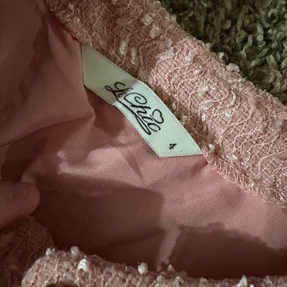 LaChic Pink beaded Dress - Picture 2 of 2